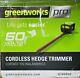 Greenworks Pro 60-volt Max 24-in Dual Cordless Electric Hedge Trimmer Bare Tool
