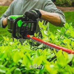 Greenworks Pro 60-volt Max 24-in Dual Cordless Electric Hedge Trimmer- Tool Only