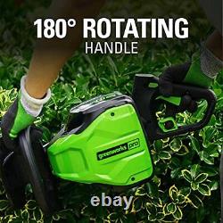 Greenworks Pro 80V 26 inch Cordless Hedge Trimmer Tool-Only GHT80320