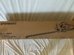 Greenworks Pro 80V 26 inch Cordless Hedge Trimmer, Tool-Only, HT80L01