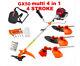 Gx50 Brush Cutter 4 In 1 Lawn Mower Outdoor Tool Pruner Hedge Trimmer Saw Chain