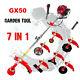 Gx50 Brush Cutter 7 In 1 Pruner Hedge Trimmer Saw Chain Lawn Mower Chainsaw Tool