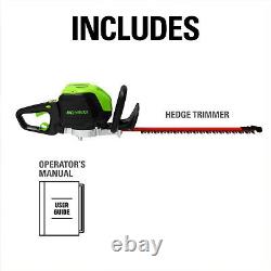 Hedge Trimmer 80V Cordless Powerful Brushless Motor Outdoor Equipment Tool Only