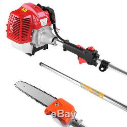 Hedge Trimmer Chainsaw Brush Cutter Pole Saw Outdoor Tools 11.5FT 43CC Petrol
