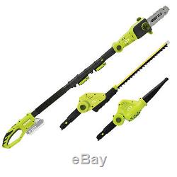 Hedge Trimmer Pole Saw Leaf Blower Cordless Multi-tool Set Lawn Care System NEW