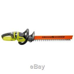 Hedge Trimmer Ryobi ONE+18V Lithium Cordless 22 inch Dual Action Blade TOOL ONLY