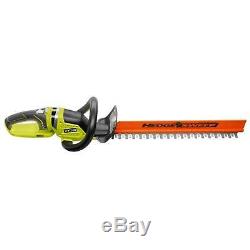 Hedge Trimmer Ryobi ONE 18V Lithium Cordless 22 inch Dual Action Blade TOOL ONLY