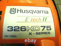 Husqvarna 326HD75 Hedge Trimmer, Landscaping tool, Hard starting, needs tune up