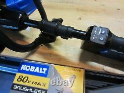 Kobalt 80V 16-in Cordless Trimmer Tool Only with Hedge Trimmer Attachment