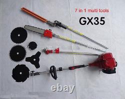 Lawn Mower 7 in 1 Multi Tools GX35 4-stroke brush cutter chain saw hedge trimmer