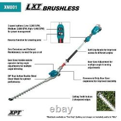 Makita 18-Volt LXT Brushless 20 inch Articulating Pole Hedge Trimmer Tool-Only