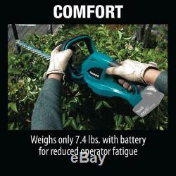 Makita 22 In. 18-Volt LXT Lithium-Ion Cordless Hedge Trimmer Straight Shaft Tool