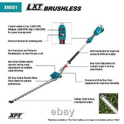 Makita Articulating Pole Hedge Trimmer 18-Volt Li-Ion Brushless 20 in Tool-Only