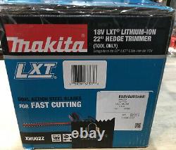 Makita Hedge Trimmer Landscape 22 Inch 18 Volt Li-Ion Cordless Tool Only XHU02Z