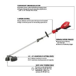 Milwaukee Chain Saw Weed String Trimmer Kit Straight Shaft Hedge Blower M18 Tool