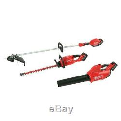Milwaukee Cordless Hedge Trimmer Tool 18 Volt Lithium Ion w 12 Ah 8 Ah Batteries