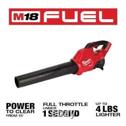 Milwaukee Cordless Leaf Blower 18V Li-Ion Handheld Blower+Hedge Trimmer(2-Tool)
