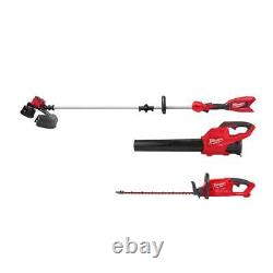 Milwaukee Cordless String Trimmer 18V Li-Ion+Blower+Hedge Trimmer+Charger(3Tool)
