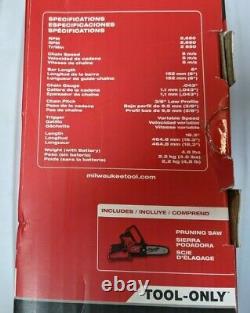 Milwaukee M12 HATCHET 6 Pruning Saw TOOL-ONLY 2527-20 BRAND NEW