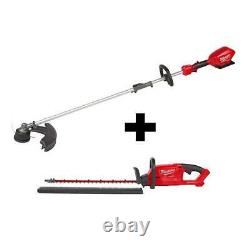 Milwaukee String Hedge Trimmer Combo Kit 18-Volt Lithium-Ion Cordless (2-Tool)