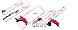 Multi Function 52 cc 5 in 1 Garden Tool BrushCutter, Grass Trimmer, Chainsaw, Hedg