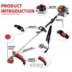 Multi Function 52cc 2-Stroke Gasoline 5 in 1 Grass Weed Eater String Trimmer Kit