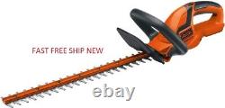NEW BLACK&DECKER LHT2220B 20V MAX Cordless Hedge Trimmer 22 Tool Only FREE SHIP
