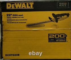 NEW! DEWALT 22 in. 20V MAX Lithium-Ion Cordless Hedge Trimmer (Tool Only)
