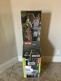 NEW! RYOBI 40V 24 in. Cordless Battery Hedge Trimmer (Tool Only)