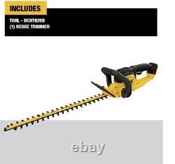 NEW quality20V MAX Cordless Hedge Trimmer, 22 Inches, Tool Only Battery Powered