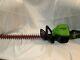 New Greenworks Pro 60-volt Max 24-in Dual Cordless Hedge Trimmer Bare Tool Only