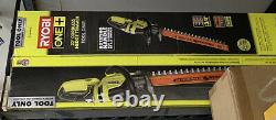 New RYOBI 18V Cordless Hedge Trimmer 22 Inch Dual Side Blade TOOL ONLY