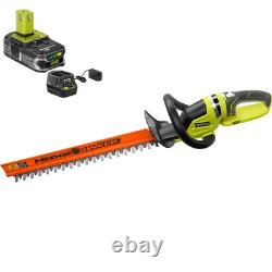 ONE+ 18V 22 In. Cordless Battery Hedge Trimmer with 1.5 Ah Battery and Charger