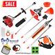 Petrol Hedge Trimmer Set 52 Cc Chainsaw Brush Cutter Pole Saw Outdoor Tools