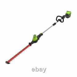 Pole Hedge Trimmer Battery Cordless Outdoor Home PRO 20 in. 60-Volt (Tool-Only)