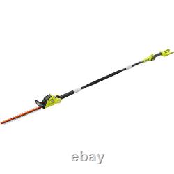 Pole Hedge Trimmer Cordless Battery 40V 18 in. Dual Action Blade 8 ft. Tool-Only