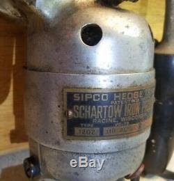 RARE! Antique SIPCO Electric Hedge Trimmer 1202, Schartow Iron Products, WORKS