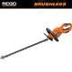 Ridgid Hedge Trimmer 22 18v Brushless Cordless Withmagnesium Gearbox (tool Only)