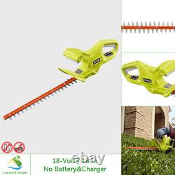 RYOBI 18V Hedge Trimmer 18 in Blades 5/8 in Cutting Light Brushless TOOL ONLY