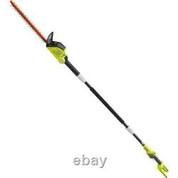 RYOBI 18 in. 40-Volt Lithium-Ion Cordless Pole Hedge Trimmer (Tool-Only)