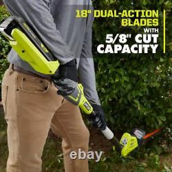 RYOBI 40V 18 In. Cordless Battery Pole Hedge Trimmer (Tool-Only)
