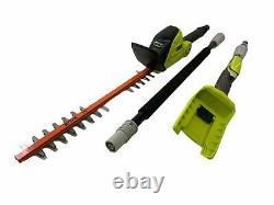 RYOBI 40V 18 in. Cordless Battery Pole Hedge Trimmer (Tool-Only)