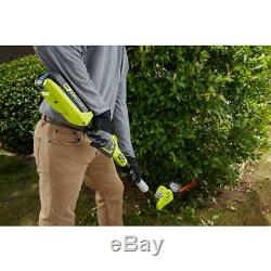 RYOBI Cordless Hedge Trimmer 18 in. 40-Volt Lithium-Ion Pivoting Head Tool-Only