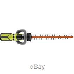 RYOBI Cordless Hedge Trimmer 24 in. 40V Lithium-Ion Articulating Head Tool Only