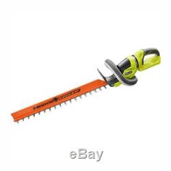 RYOBI Cordless Hedge Trimmer 24 in. 40V Lithium-Ion Rotating-Handle Tool Only