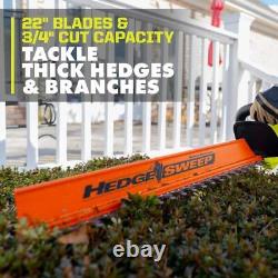 RYOBI Cordless Hedge Trimmer Double-sided 18-Volt Straight Shaft (Tool Only)