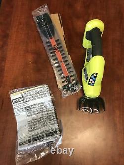 RYOBI Cordless Hedge Trimmer Grass Shear 18-V 5/16 in. Cut Dual Action TOOL ONLY