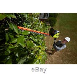 RYOBI Cordless Pole Hedge Trimmer 18'' 40 Volt Lithium-Ion Extendable Tool Only