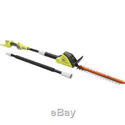 RYOBI Cordless Pole Hedge Trimmer 18 in. 40-Volt Lithium-Ion (Tool-Only)