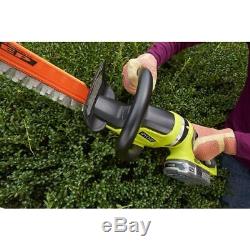 RYOBI Hedge Trimmer 22 in. 18V Lithium-Ion Cordless Rotating Handle (Tool Only)